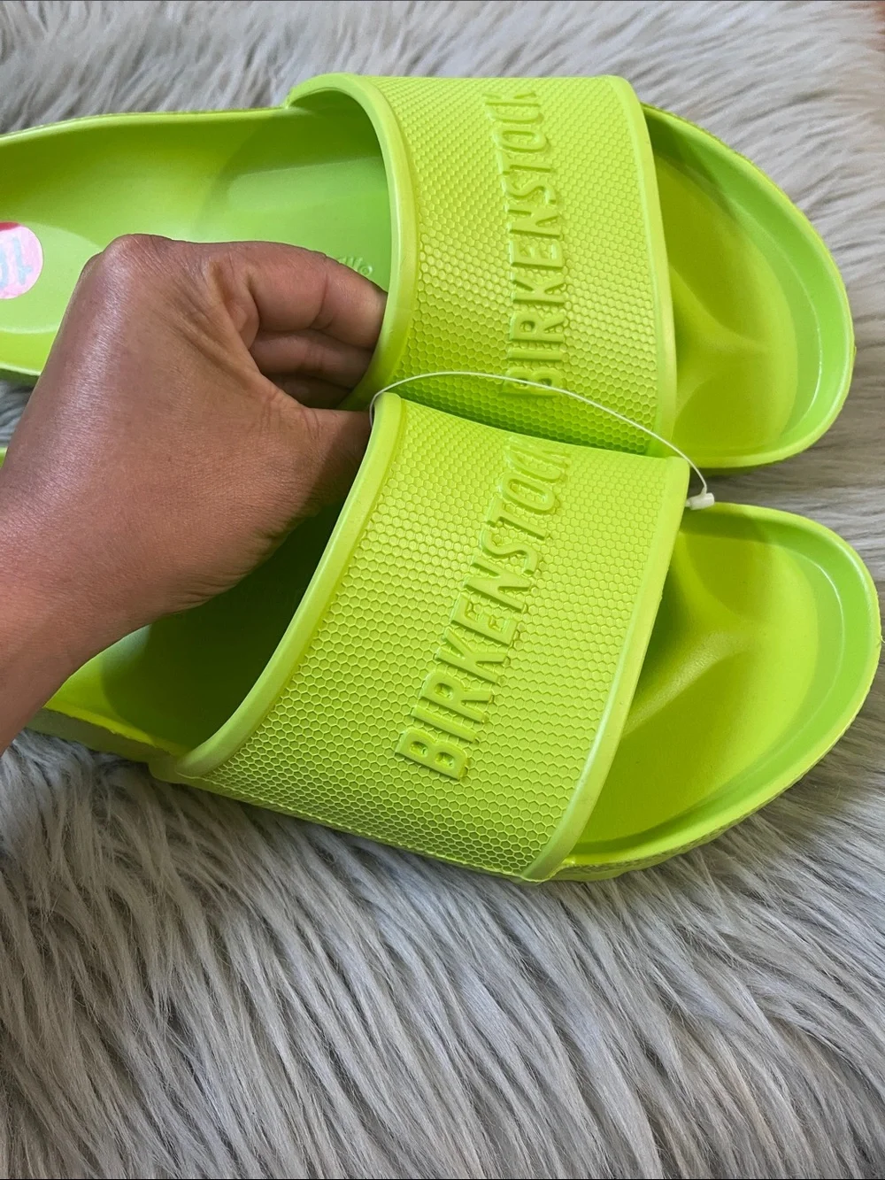 Birkenstock Barbados Neon Slide Sandals Men